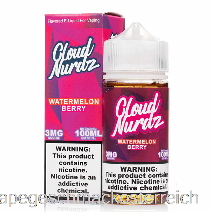 Wassermelonenbeere - Cloud Nurdz - 100 Ml 0 Mg Vape-Geschmack